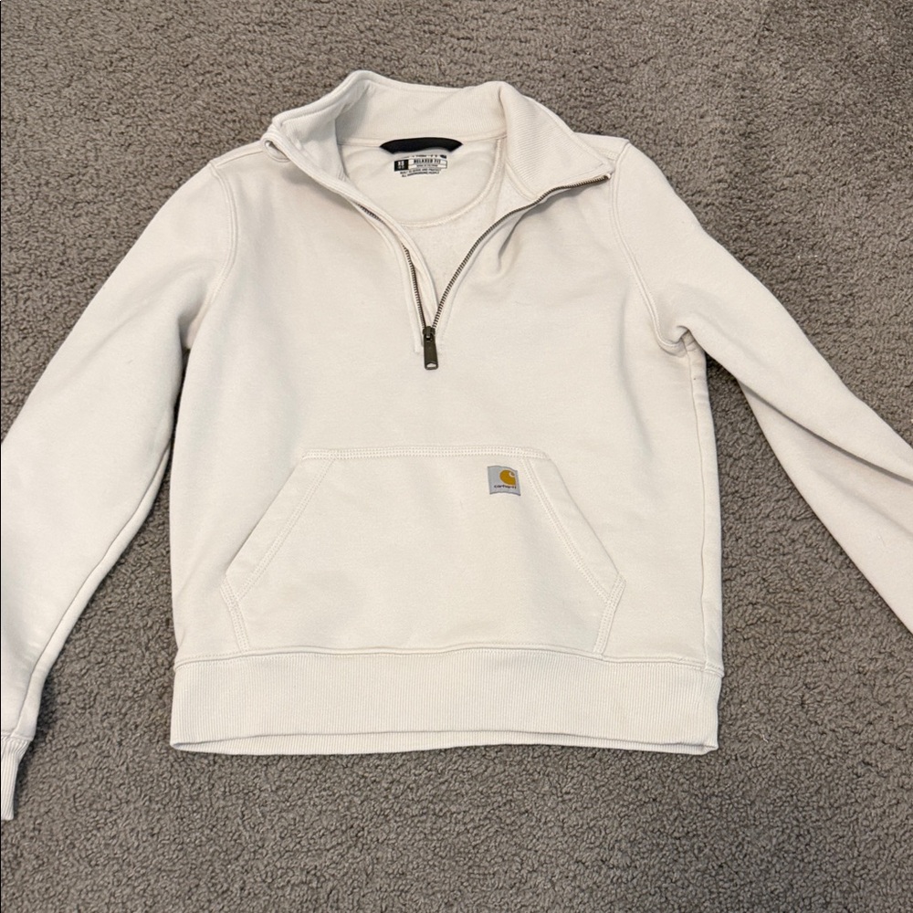 Carhartt Women's Relaxed Fit 1/4 Zip Sweatshirt